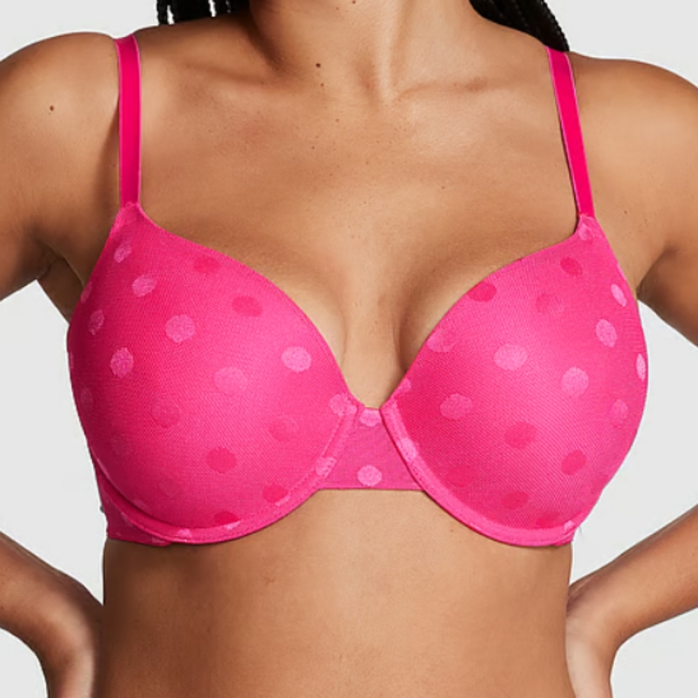 Victoria's Secret PINK Wear Everywhere Push-up Bra in Enchanted Pink - 34C